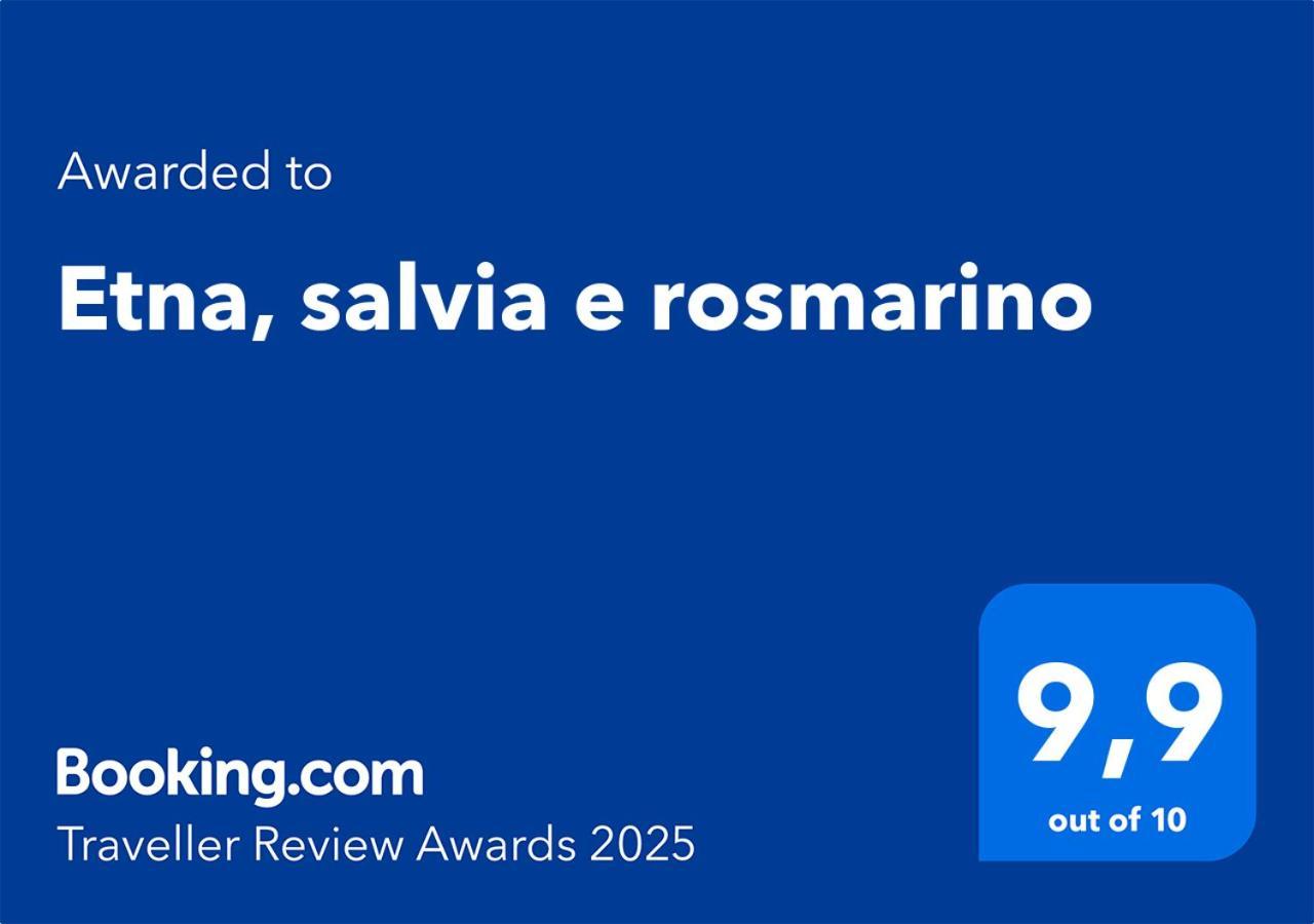 Etna, Salvia E Rosmarino Villa Maletto Eksteriør bilde